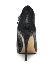 LOLITA WOVEN TEXTURE STILETTO BOOT - Happily Ever Atchison Shop Co.