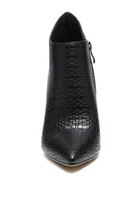 LOLITA WOVEN TEXTURE STILETTO BOOT - Happily Ever Atchison Shop Co.