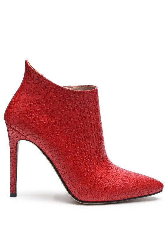 LOLITA WOVEN TEXTURE STILETTO BOOT - Happily Ever Atchison Shop Co.