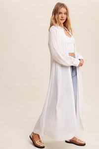 Long Button Down Shirt Maxi Dress - Happily Ever Atchison Shop Co.