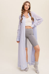 Long Button Down Shirt Maxi Dress - Happily Ever Atchison Shop Co.