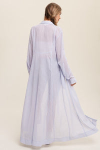 Long Button Down Shirt Maxi Dress - Happily Ever Atchison Shop Co.