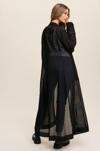 Long Button Down Shirt Maxi Dress - Happily Ever Atchison Shop Co.