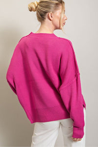 Long Sleeve Ribbed Sweater - Happily Ever Atchison Shop Co.