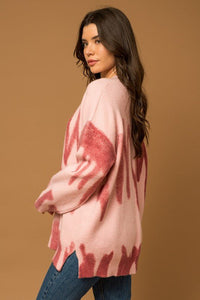 Long Sleeve Spray Print Sweater - Happily Ever Atchison Shop Co.