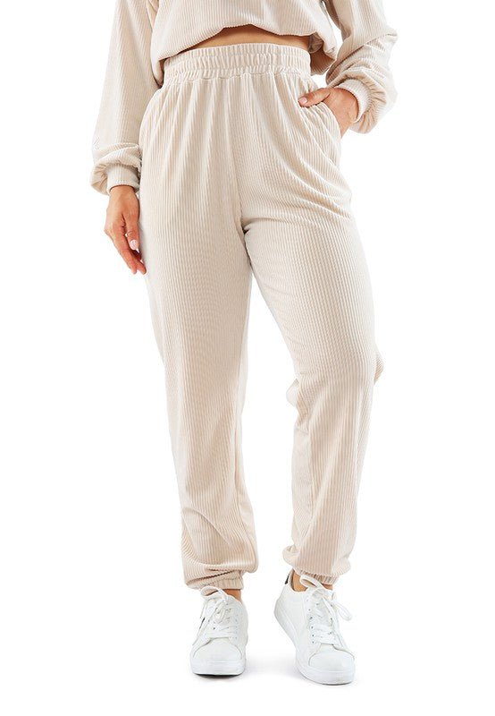 Loungewear Corduroy Pants - Happily Ever Atchison Shop Co.