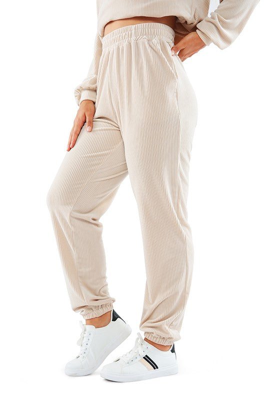 Loungewear Corduroy Pants - Happily Ever Atchison Shop Co.