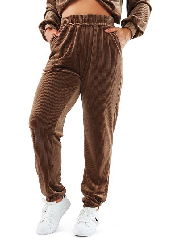 Loungewear Corduroy Pants - Happily Ever Atchison Shop Co.