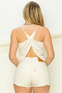 Love Forever Cowl Neck Camisole Top - Happily Ever Atchison Shop Co.