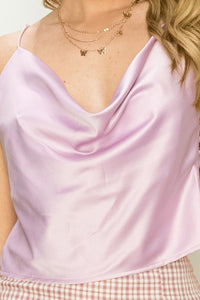 Love Forever Cowl Neck Camisole Top - Happily Ever Atchison Shop Co.