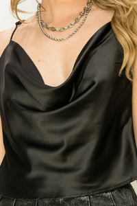Love Forever Cowl Neck Camisole Top - Happily Ever Atchison Shop Co.