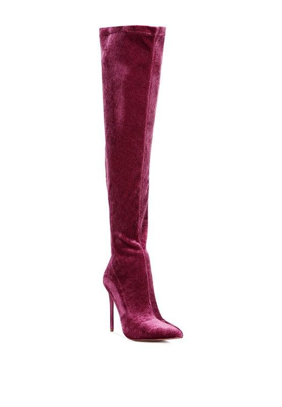 Madmiss Stiletto Calf Boots - Happily Ever Atchison Shop Co.