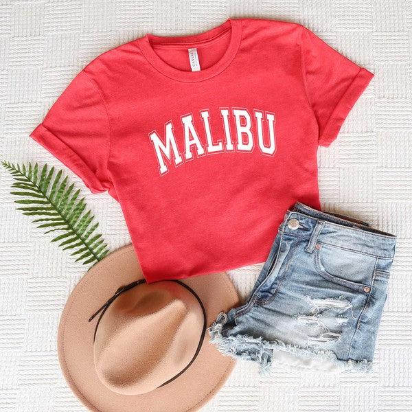 Malibu Bold Short Sleeve Graphic Tee - Happily Ever Atchison Shop Co.