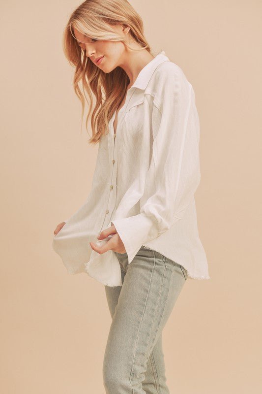 Mara Button Down Shirt - Happily Ever Atchison Shop Co.