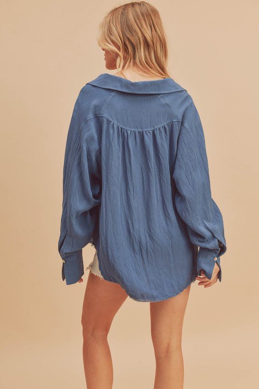 Mara Button Down Shirt - Happily Ever Atchison Shop Co.