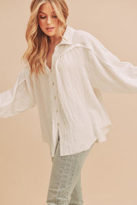 Mara Button Down Shirt - Happily Ever Atchison Shop Co.