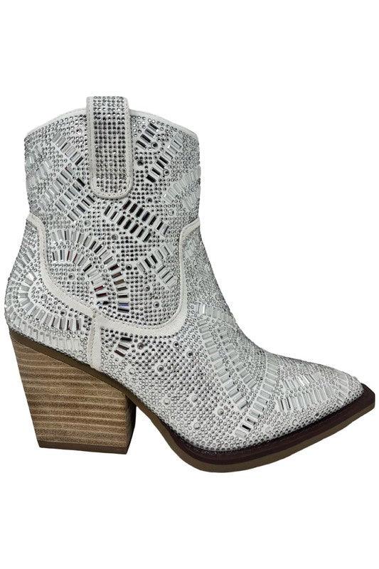 MAZE - RHINESTONE WESTERN BOOTS - Happily Ever Atchison Shop Co.