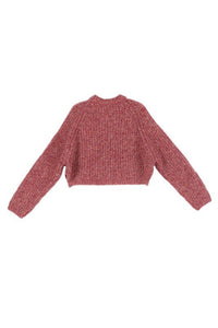 Melange Multicolor Sweater Top - Happily Ever Atchison Shop Co.