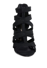 Melena Bandage Style High Heels - Happily Ever Atchison Shop Co.
