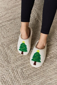 Melody Christmas Tree Cozy Slippers - Happily Ever Atchison Shop Co.