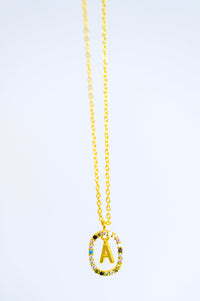 Mi Amor Gold Dipped Initial Necklace - Happily Ever Atchison Shop Co.