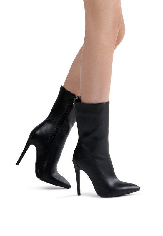 MICAH POINTED STILETTO HIGH ANKLE BOOTS - Happily Ever Atchison Shop Co.