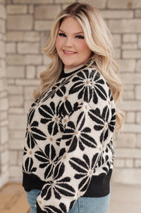 Mid Mod Floral Sweater - Happily Ever Atchison Shop Co.
