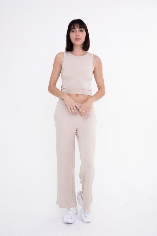 Mid - Rise Lounge Terry Pant - Happily Ever Atchison Shop Co.