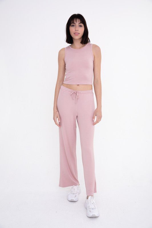 Mid - Rise Lounge Terry Pant - Happily Ever Atchison Shop Co.