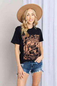 mineB Full Size Graphic Round Neck Tee - Happily Ever Atchison Shop Co.