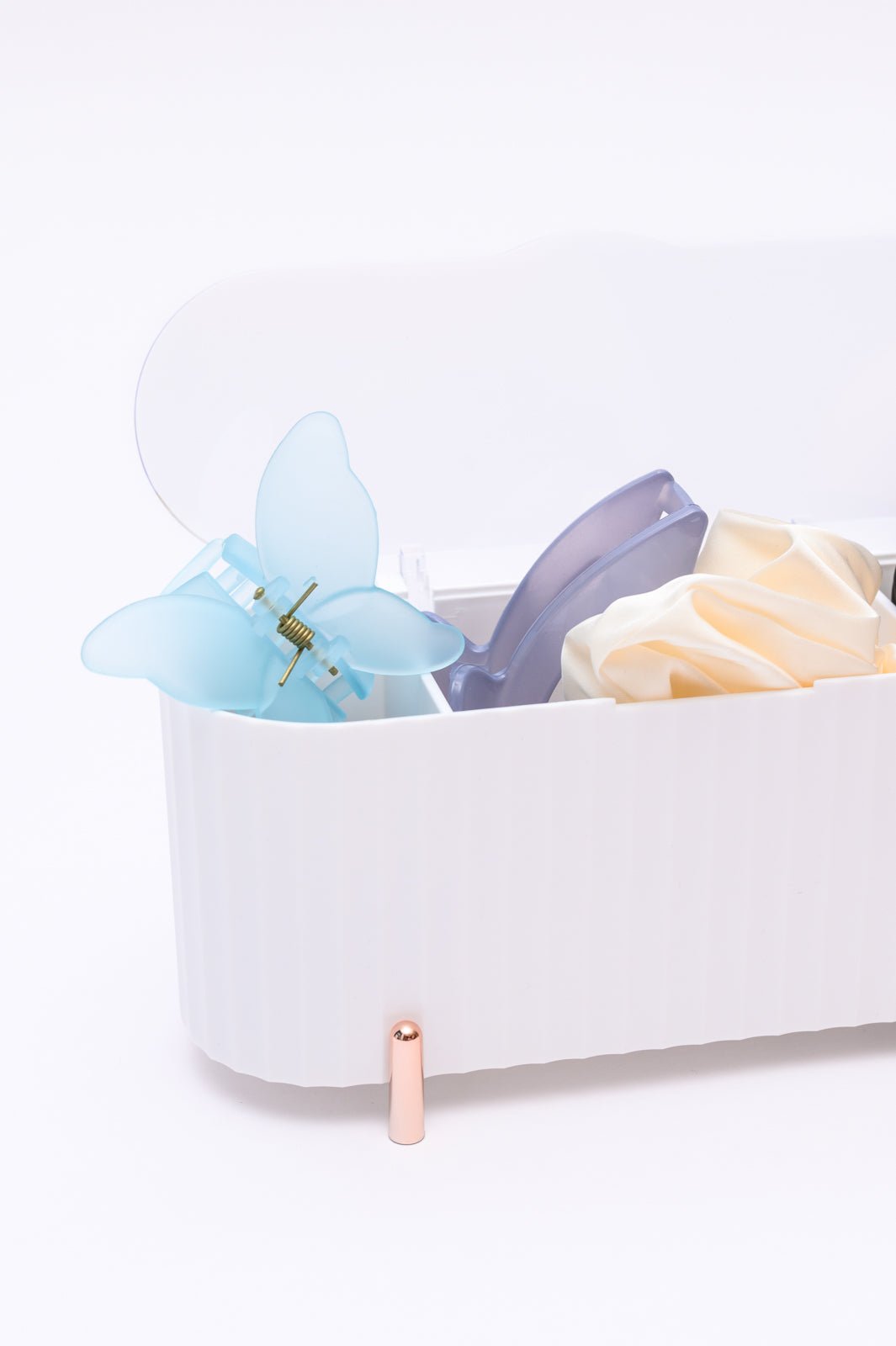 Mini Beauty Organizer in White - Happily Ever Atchison Shop Co.