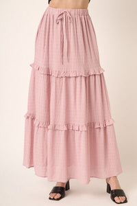 Mittoshop Drawstring High Waist Frill Skirt - Happily Ever Atchison Shop Co.