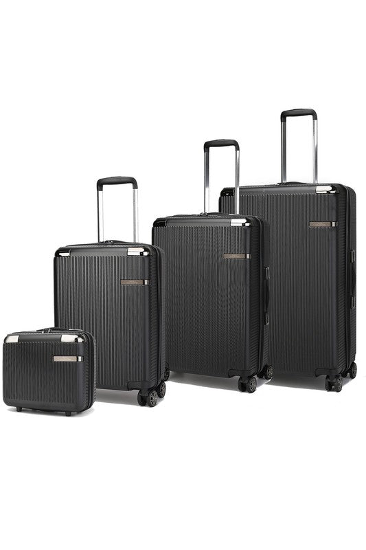 MKF Collection Tulum 4 - piece luggage set by Mia K - Happily Ever Atchison Shop Co.
