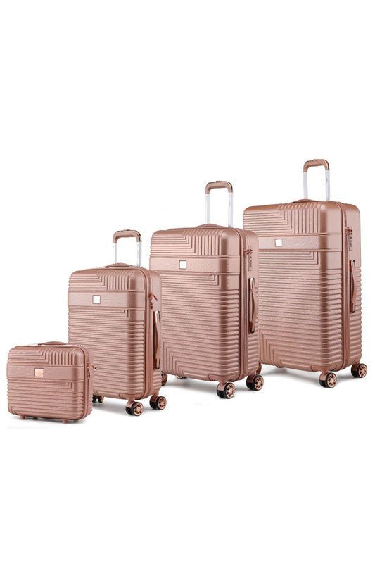 MKF Mykonos Luggage Set by Mia K - 4 pieces - Happily Ever Atchison Shop Co.