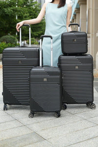 MKF Mykonos Luggage Set by Mia K - 4 pieces - Happily Ever Atchison Shop Co.