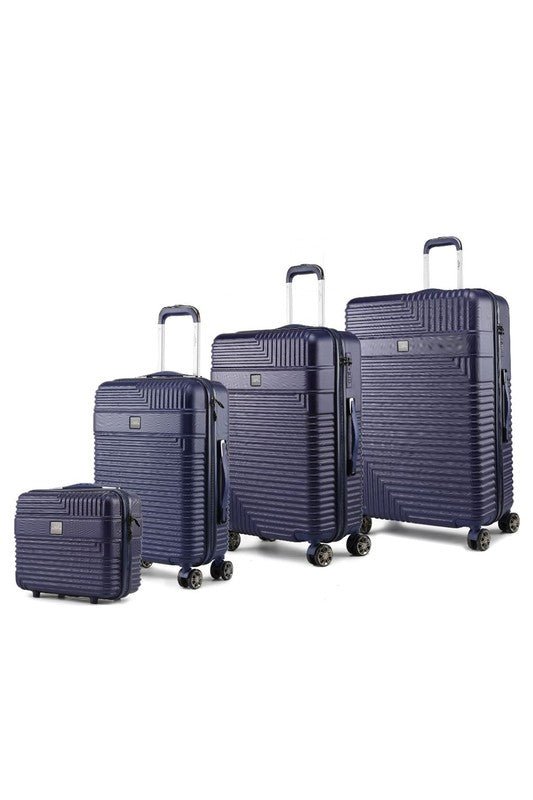 MKF Mykonos Luggage Set by Mia K - 4 pieces - Happily Ever Atchison Shop Co.