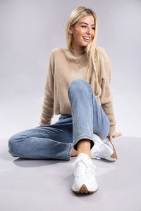 Mock Neck Pullover - Happily Ever Atchison Shop Co.