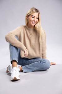 Mock Neck Pullover - Happily Ever Atchison Shop Co.