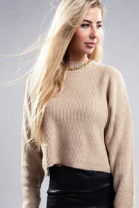 Mock Neck Pullover - Happily Ever Atchison Shop Co.