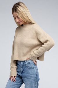 Mock Neck Pullover - Happily Ever Atchison Shop Co.