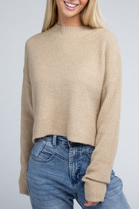 Mock Neck Pullover - Happily Ever Atchison Shop Co.