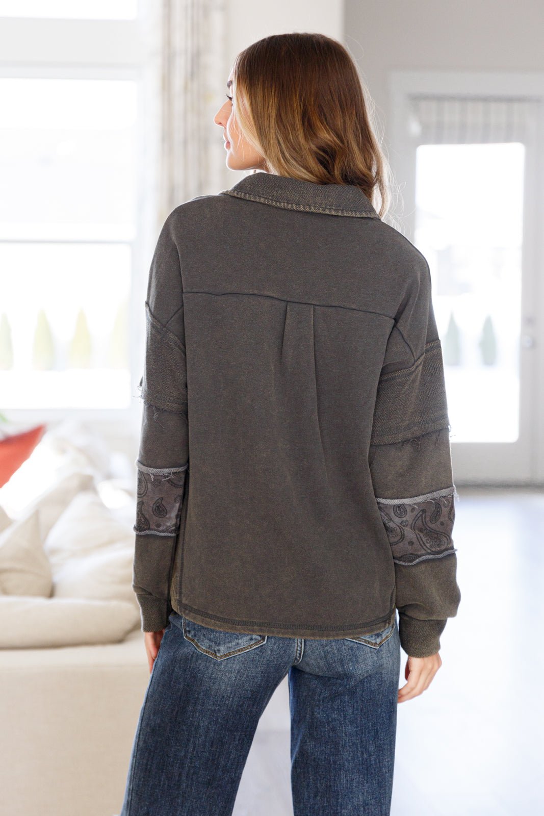 Moonstone Mineral Wash Pullover - Happily Ever Atchison Shop Co.