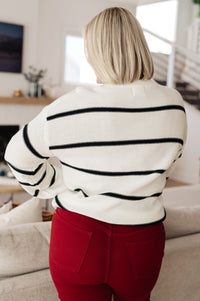 More or Less Striped Sweater - Happily Ever Atchison Shop Co.