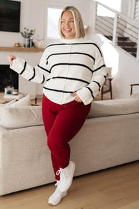 More or Less Striped Sweater - Happily Ever Atchison Shop Co.