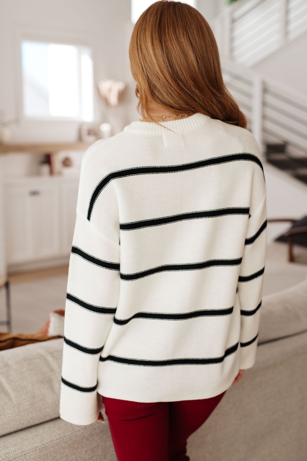More or Less Striped Sweater - Happily Ever Atchison Shop Co.