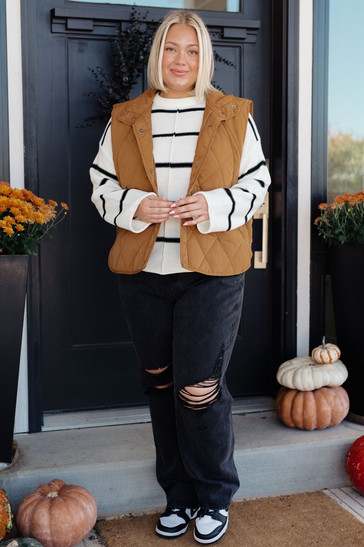 More or Less Striped Sweater - Happily Ever Atchison Shop Co.