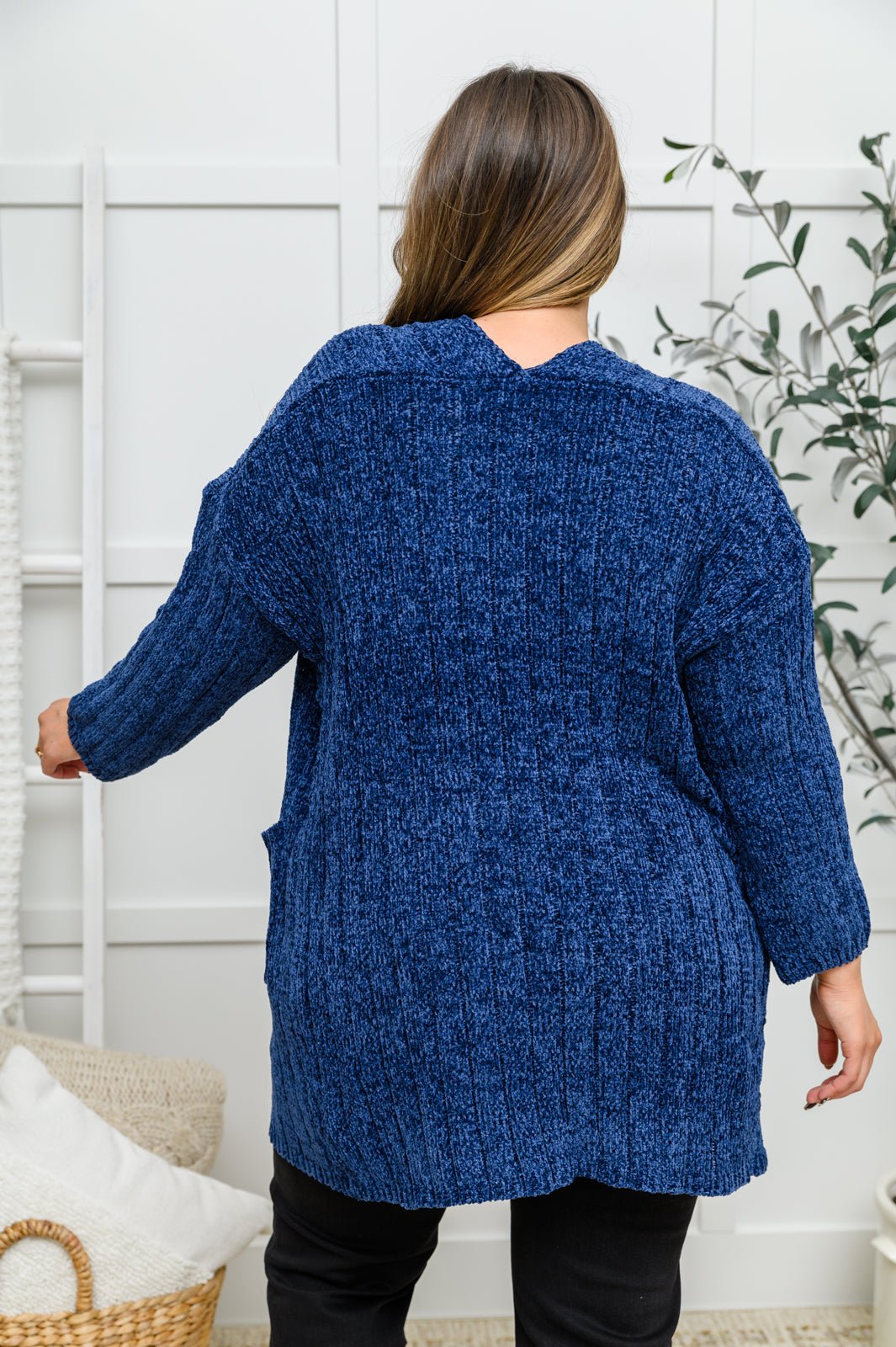 Mountain Mornings Cardigan In Navy - Happily Ever Atchison Shop Co.