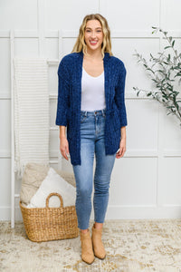 Mountain Mornings Cardigan In Navy - Happily Ever Atchison Shop Co.