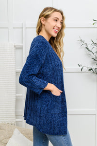 Mountain Mornings Cardigan In Navy - Happily Ever Atchison Shop Co.