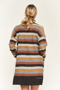 MULTI COLOR STRIPE CARDIGAN - Happily Ever Atchison Shop Co.